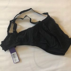 Seraphine maternity/nursing bra Black, 38DD; NWT